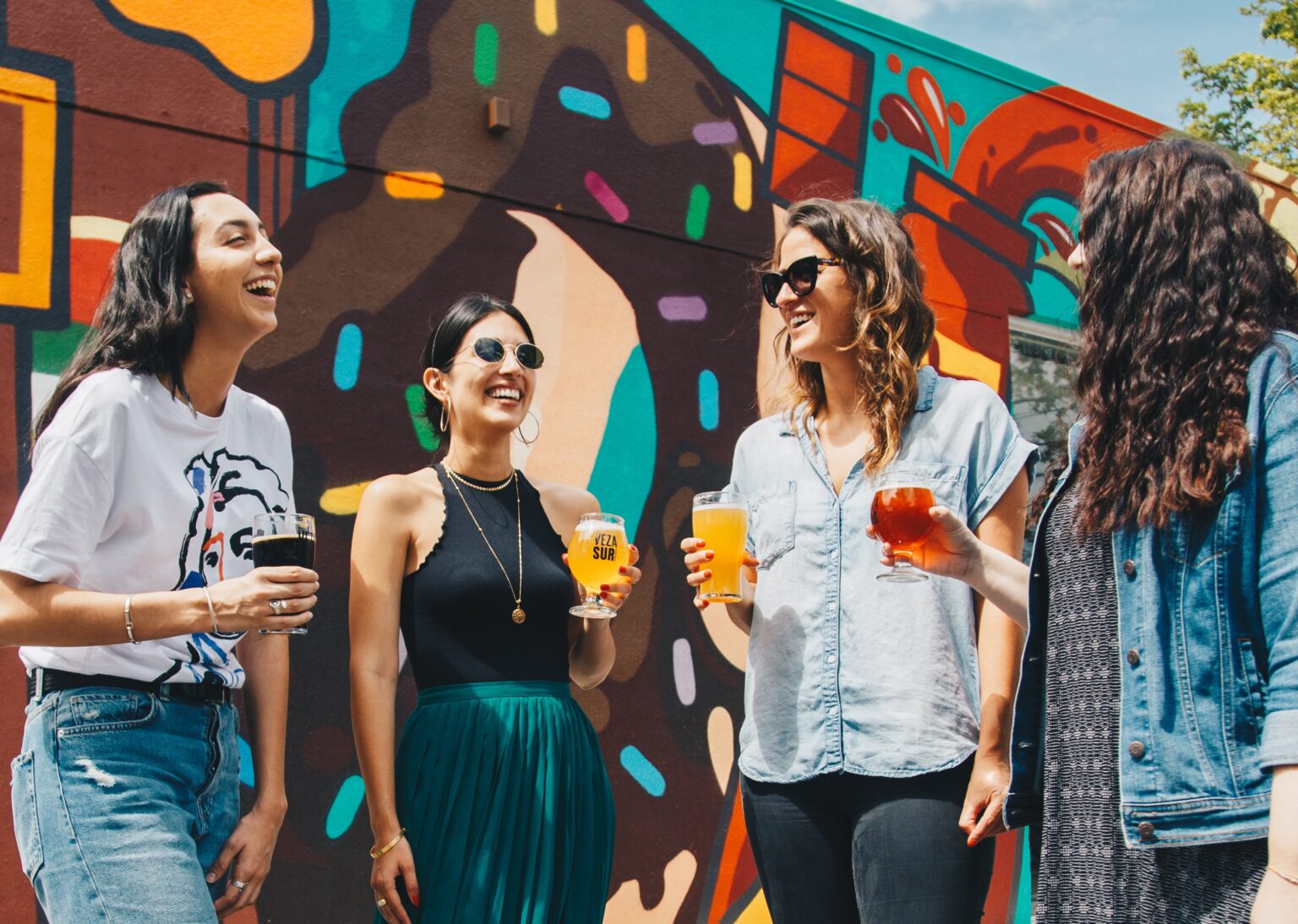 people gathering at Brewery