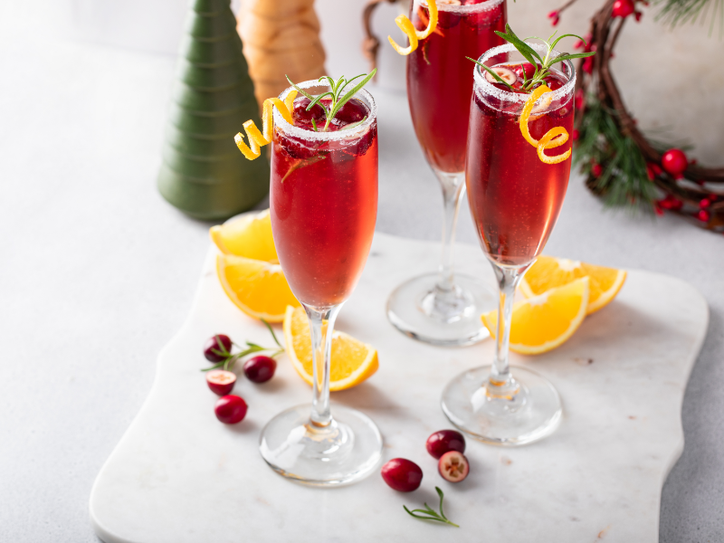 cranberry mimosa holiday