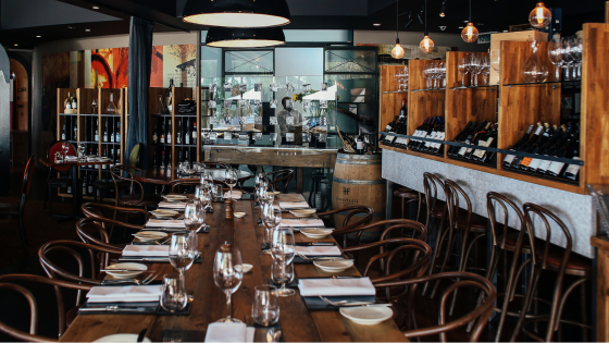 rectangle tables for Restaurant Table Setup